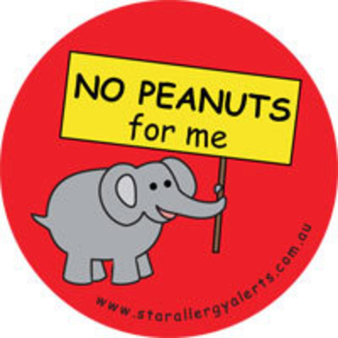 NO PEANUTS for me Badge Pack image 0